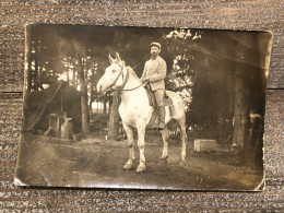 Photo Carte Sur Son Cheval 14-18 - 1914-18