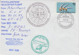 Germany Heli Flight From Polarstern To Neumayer 20.1.1985 (ET205B) - Polare Flüge