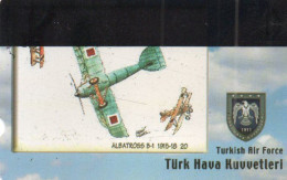 TURKEY - ALCATEL - N-440 - WARPLANE ALBATROSS B-1 - WITH ERROR PRINT - Turquie