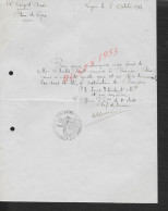 MILITARIA DOCUMENT MILITAIRE SOLDAT 14e CORPS ARMÉE LYON 1914 BON POUR EMBARQUER CHARLES PERRET MEUNIER À BEAUJEU : - 1914-18