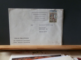 90/571U LETTRE LUX  1976 - Cartas & Documentos