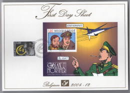First Day Sheet - Blake Et Mortimer - 2004 - Timbres N°3283 Ou  BL 112 + Timbre N°3282 - 1999-2010