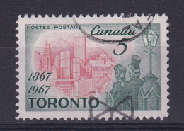 Canada: 1967   Centenary Of Toronto As Capital City Of Ontario   Used - Used Stamps