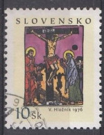 SLOVAKIA 551,used,falc Hinged - Easter