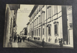 Cartolina  Via 20 Settembre Col Palazzo Pitoletti - Lodi                                                                 - Lodi