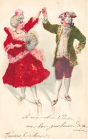 ILLUSTRATIONS - Une Femme Et Son époux Dansant - Carte Postale Ancienne - Zonder Classificatie