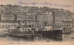 ALGERIE - Alger - Le Port Et La Ville - Bateaux - LL - Carte Postale Ancienne - Algerien