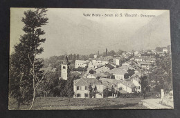 Cartolina S. Vincent - Panorama (Valle D'Aosta)                                                                          - Aosta