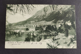 Cartolina La Conca Di Brusson (all'Arrivo)                                                                               - Aosta