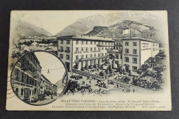 Cartolina St. Vincent - Grand Hotel Couronne - Casa Di Primo Ordine                                                      - Aosta