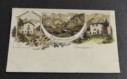 Cartolina Courmayeur - Sanct De Notre Dame De Guerison - Chalet De Purtud                                                - Aosta