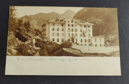 Cartolina Fotografica Gressoney - Hotel Miravalle                                                                        - Aosta