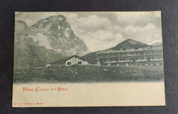 Cartolina Mont Cervin Et  L'Hotel                                                                                        - Aosta