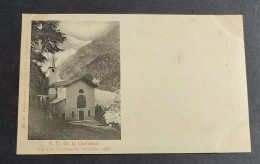 Cartolina Val Veni Courmayeur - N. D. De La Guérison                                                                    - Aosta