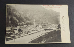 Cartolina Gressoney S. Jean - Panorama Della Strada Provinciale                                                          - Aosta
