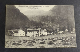 Cartolina Champorcher - Frazione Chardoney (Valle D'Aosta)                                                               - Aosta