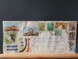 90/581U LETTRE  EGYPT POUR LA BELG. 1981 - Cartas & Documentos