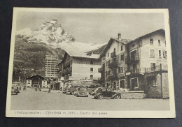 Cartolina Cervinia - Centro Del Paese (Valtournanche)                                                                    - Aosta