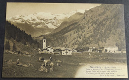 Cartolina Gressoney - Monte Rosa                                                                                         - Aosta