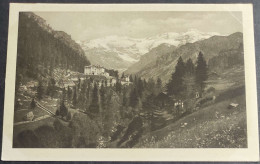 Cartolina Gressoney - Grand Hotel Miravalle E Il Monte Rosa (Valle D'Aosta)                                              - Aosta