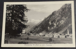 Cartolina Gressoney St. Jean - Panorama                                                                                  - Aosta