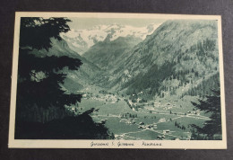 Cartolina Gressoney S. Giovanni - Panorama                                                                               - Aosta