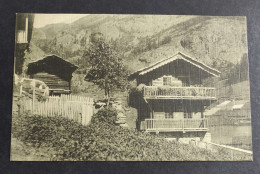 Cartolina Valtournanche - (Case Di Legno)                                                                                - Aosta