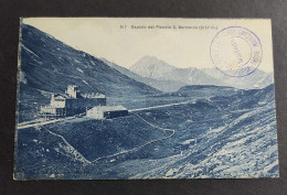 Cartolina Piccolo Gran Bernardo - Ospizio                                                                                - Aosta