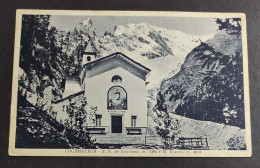 Cartolina Courmayeur - N.D. Del Guérison E M. Bianco                                                                    - Aosta