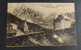 Cartolina Col Du Petit S. Bernard - Hotel De Lancebranlette Le Monument E L'Ospice                                       - Aosta