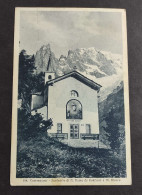 Cartolina Courmayeur - Santuario Di N. Dame De Guérison E M. Bianco                                                     - Aosta