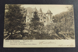 Cartolina Gressoney - Real Castello Al Belvedere Proprietà  Di S.M. La Regina D'Italia (Madre)                          - Aosta