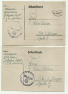 DUE FELDPOSKARTE 1941  - Used Stamps
