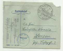   FELDPOST KARTENBRIEF  1942   - Gebruikt