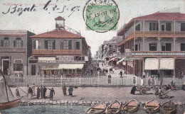 1907 Correspondançe Port SaÏd -rue Du Commerce - Puerto Saíd