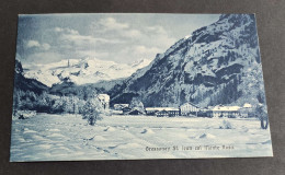 Cartolina Gressoney St. Jean - Monte Rosa - Grand Hotel Miravalle                                                        - Aosta