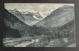 Cartolina Gressoney La Trinité - Fondo Valle Col M. Rosa                                                                - Aosta