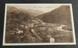 Cartolina Saint Vincent - La Stazione                                                                                    - Aosta