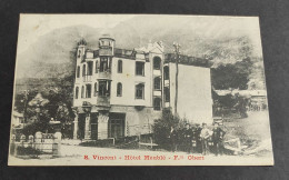 Cartolina S. Vincent - Hotel Meublè - F.lli Obert                                                                       - Aosta