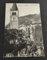 Cartolina Saluti Da S. Vincent - Entrata Al Paese                                                                        - Aosta