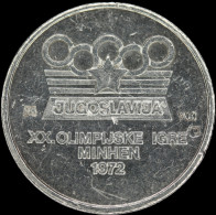LaZooRo: Yugoslavia JUGOSLAVIJA XX. OLIMPIJSKE IGRE MINHEN 1972 900 ZM Zlatara Majdanpek 3 G - Silver - Profesionales / De Sociedad