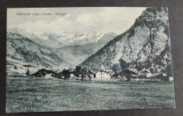Cartolina Ollomont (Valle D'Aosta) - Villaggio                                                                           - Aosta