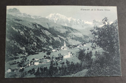 Cartolina Ollomont Ed Il Monte Vélan                                                                                    - Aosta