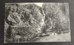 Cartolina Ollomont - Cascata Del Glassier                                                                                - Aosta
