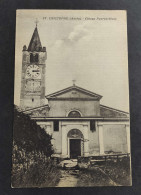 Cartolina St. Cristophe (Aosta) - Chiesa Parrocchiale                                                                    - Aosta