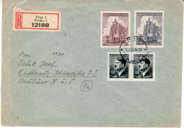 BOHEMIA & MORAVIA 1944 R - LETTER SENT FROM PRAG TO KATOWICE - Briefe U. Dokumente