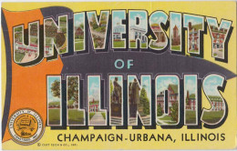 Champaign Urbana. University Of Illinois. Petit Format. - Sonstige & Ohne Zuordnung