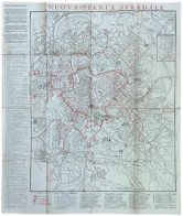 Roma Monumentale Pianta Stradale - Cartes Topographiques