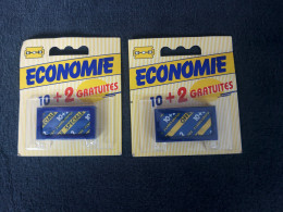 Deux Paquets De 12 Lames De Rasoir ECONOMIE Sous Emballage - Safety Razor Blades - Razor Blades