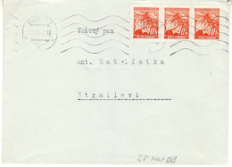 BOHEMIA & MORAVIA 1942  LETTER SENT FROM BUDWEIS TO STRMILOV - Briefe U. Dokumente